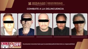 SSPEH Desmantela Dos Puntos de Venta de Droga en Colonias Jorge Rojo Lugo y la Palma en Pachuca