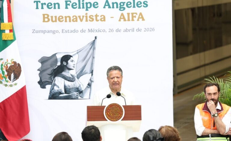Julio Menchaca Acompaña la Inauguración del Tren Buenavista–AIFA