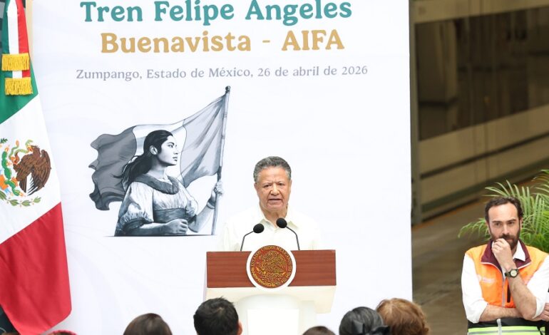 Julio Menchaca Acompaña la Inauguración del Tren Buenavista–AIFA