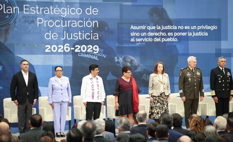 Presenta Fiscal General de la República, Ernestina Godoy Ramos, el Plan Estratégico de Procuración de Justicia 2026-2029