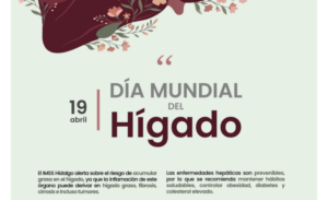 Llama IMSS Hidalgo a prevenir enfermedades hepáticas