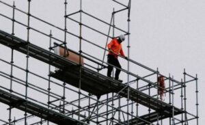 Murio Obrero al caer del séptimo piso de un edificio en Construccion en la Zona Plateada de Pachuca