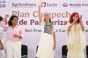 Plan Campeche: Presidenta Claudia Sheinbaum Inaugura Planta Pasteurizadora de Leche en Beneficio de 200 Mil Personas del Sureste Mexicano
