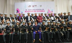 Realiza IHE 16º Concurso Estatal de Bandas de Guerra
