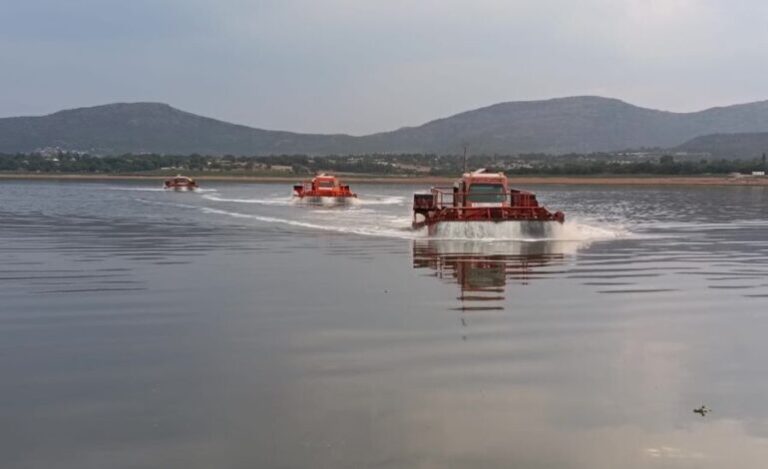 Gobierno de México avanza en saneamiento de la presa Endhó.