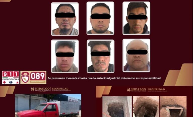 SSPH Asegura a Seis Huachicoleros Cuando Excavaban Un Túnel para Robar combustible