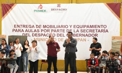 Alianza entre el Despacho del Gobernador y Pemex beneficia a 10 primarias de Actopan