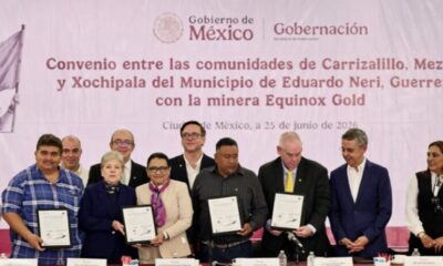 Beneficia a comunidades acuerdos para la operación de la mina Equinox Gold en Guerrero