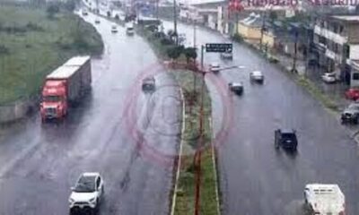 C5i Reporto Lluvia Intensa y Tormenta Eléctrica, que Abatió en la Ciudad de Pachuca