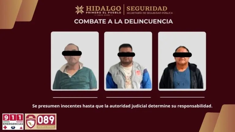 Capturan  Tres “montachoques” en la zona metropolitana de Pachuca