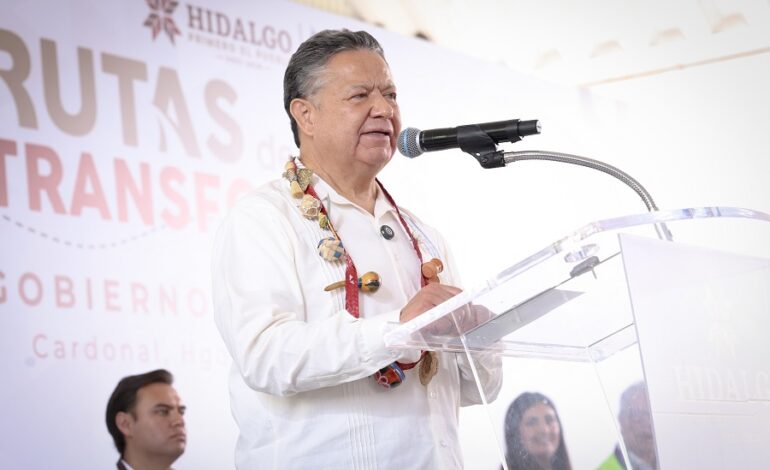 Con más obras y apoyos para Cardonal, “Hidalgo es una potencia en marcha”, afirma Julio Menchaca