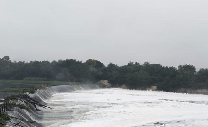 Conagua Realiza Desfogue Controlado de Presa Requena Hacia El Río Tula