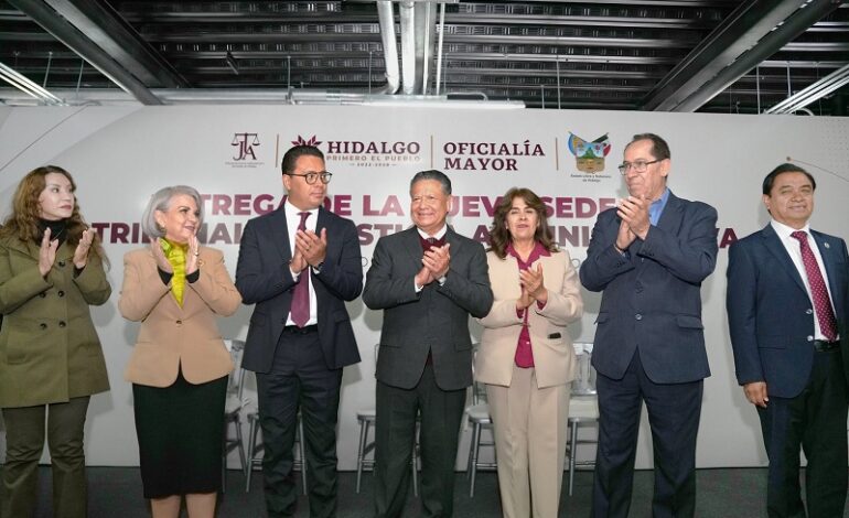El Gobernador Julio Menchaca Entrega Nuevas Instalaciones al Tribunal de Justicia Administrativa.