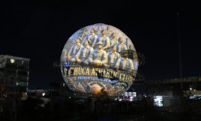 El Salón de la Fama es escenario del videomapping “Pachuca: viento, futbol y corazón de plata”
