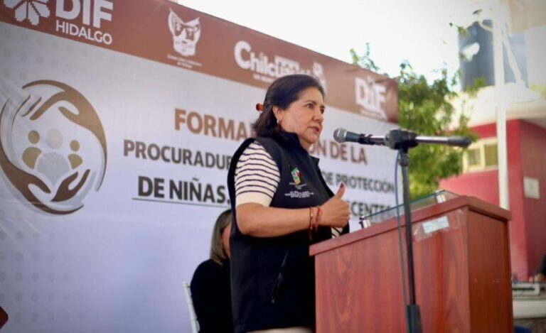 En Chilcuautla, acompaña Edda Vite formalización de la Procuraduría Municipal de Protección de Niñas, Niños y Adolescentes