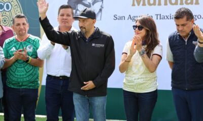 Hidalgo avanza con la construcción de 27 canchas de fútbol del programa Mundial Social México 2026