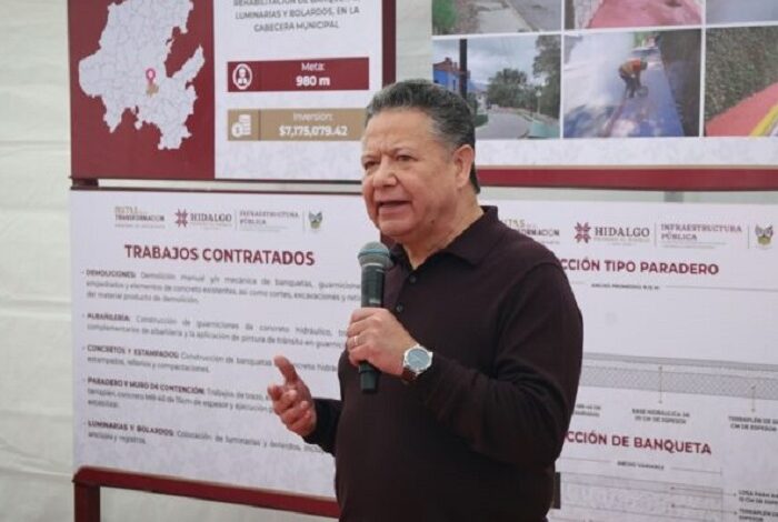 Menchaca Salazar impulsa la transformación de Mineral del Chico con obras estratégicas que fortalecen el desarrollo turístico