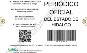 POEH Reformas a la Ley de Entrega Recepción de los Recursos Públicos del Estado de Hidalgo