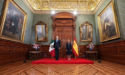 Presidenta Claudia Sheinbaum Recibe en Palacio Nacional al Rey Felipe VI