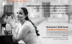 Recibe UAEH a María Hanneman, Prodigio del Piano Reconocida Por Forbes