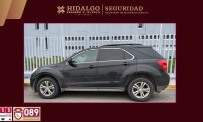 SSPH asegura a cuatro generadores de violencia en Tezontepec de Aldama