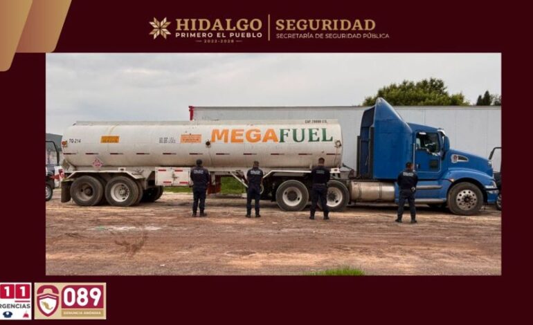 SSPH Decomisa 26,100 Litros de Hidrocarburo Ilegal en Emiliano Zapata