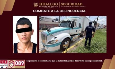 SSPH recupera tractocamión con más de 24 toneladas de mercancía