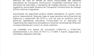 Altercado Entre Dos Personas Operadores de Taxi, Sobre El Bulevar Nuevo Hidalgo