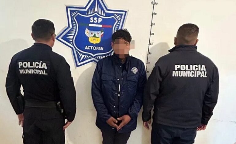 Detienen a Presunto Asaltante de OXXO en Actopan Tras Operativo Con Apoyo del C2 y C5
