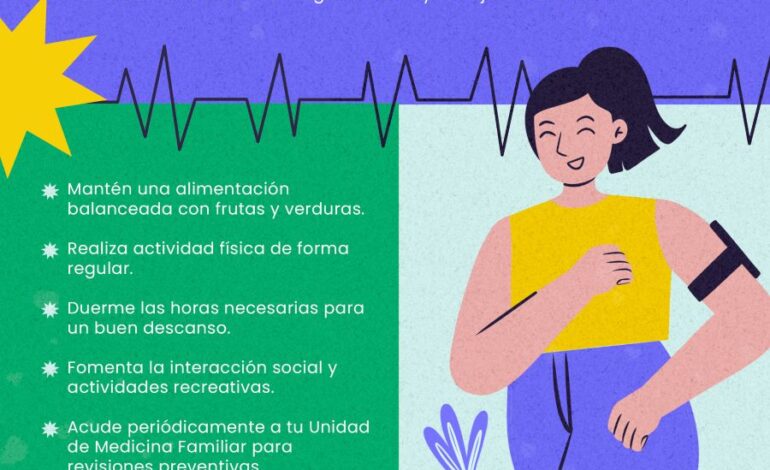 Exhorta IMSS Hidalgo a población a adoptar acciones de autocuidado