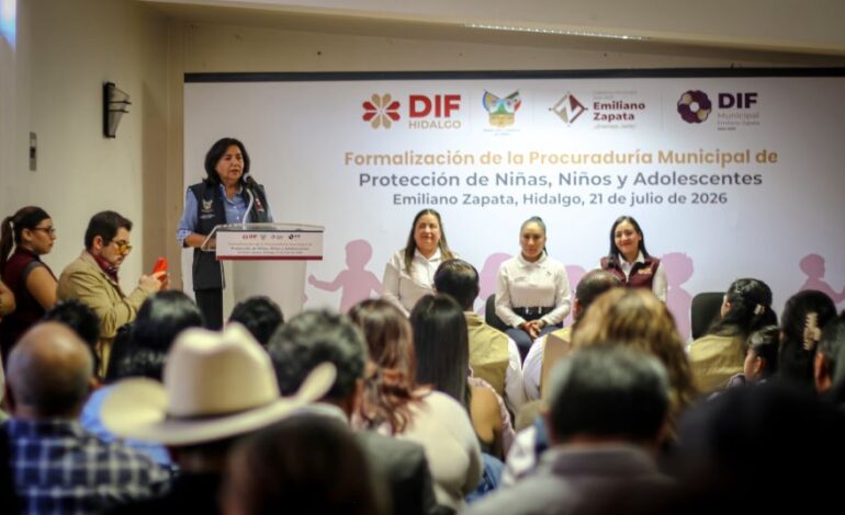 Hidalgo alcanza 23 Procuradurías Municipales de Protección a Niñas, Niños y Adolescentes