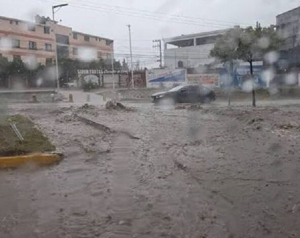Inundación en Pachuca este Miércoles 01 de Julio 2026