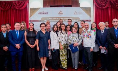 La Concanaco Servytur y presidentes municipales de Pachuca y pueblos mágicos Firmaron Pacto por la Prosperidad, la Justicia Económica y la Seguridad