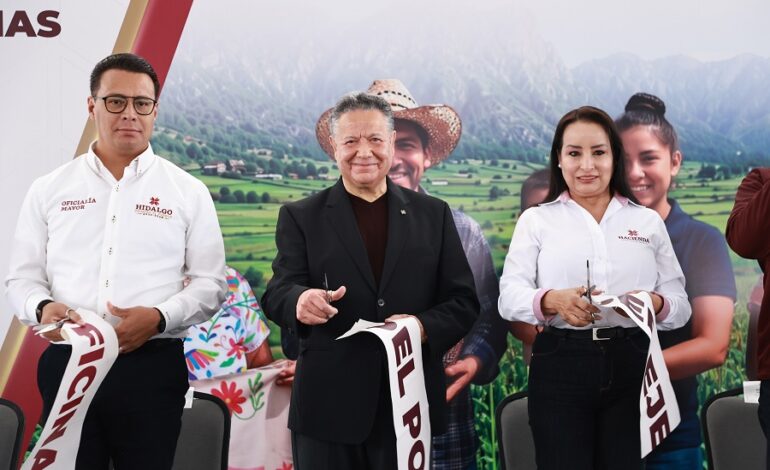 Menchaca entrega las nuevas oficinas que ocuparán las secretarías de Bienestar e Inclusión Social (Sebiso) y de Agricultura y Desarrollo Rural de Hidalgo (Saderh)