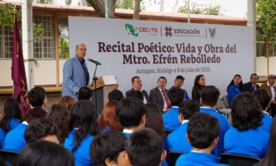 Natividad Castrejón encabeza recital poético en honor a Efrén Rebolledo