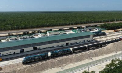 Presidenta Claudia Sheinbaum Anuncia Llegada de Las Primeras 12 Locomotoras del Tren Maya de Carga; Se Inaugura en 2027