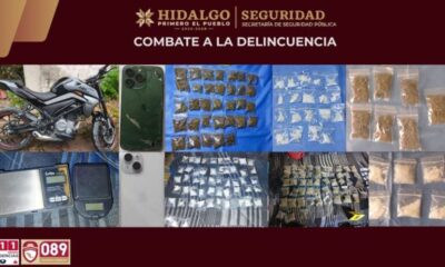 SSPH Desmantela Tres Puntos de Venta de Narcóticos en Tepeji del Río