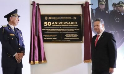 Julio Menchaca conmemora 50 años de la Policía Industrial Bancaria