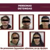 Detiene PGJEH a cinco personas durante cateo por narcomenudeo en Ajacuba