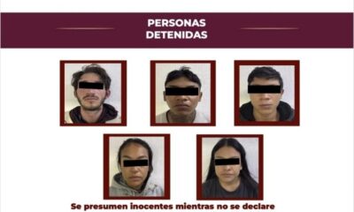 Detiene PGJEH a cinco personas durante cateo por narcomenudeo en Ajacuba