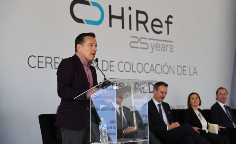 Colocan Primera Piedra de la Empresa Italiana Hi-Ref en Villa de Tezontepec