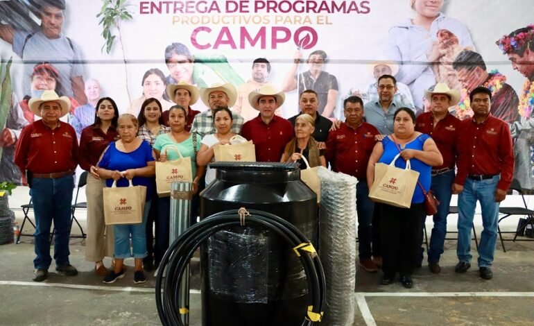Impulsa Saderh Al Campo Hidalguense Con Entrega De Apoyos Productivos En La Misión y Zimapán