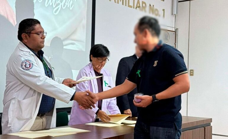 IMSS Hidalgo Reconoce a familias de personas donadoras de órganos y tejidos