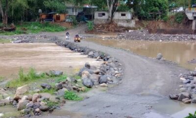 Se mantiene paso provisional sobre el río Claro en Tepehuacán de Guerrero