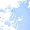 Secretario de la Defensa Nacional pasa revista al Agrupamiento Aéreo del Desfile del 16 de septiembre