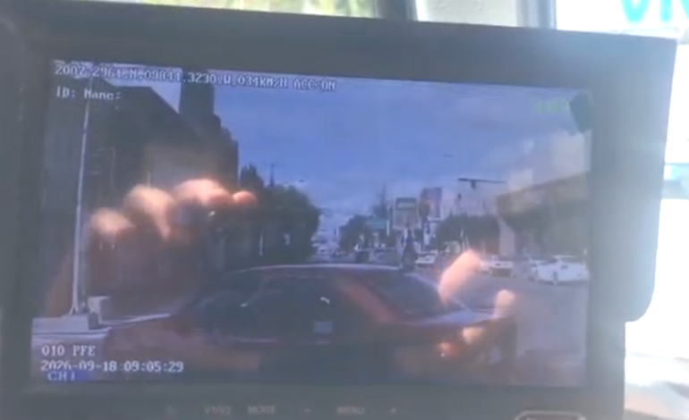 SEMOT: Tarjeta informativa respecto al percance ocurrido en Av. Juárez de Pachuca
