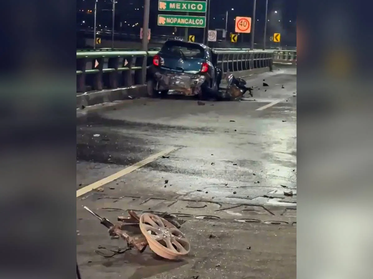 Conductor de Un Automóvil Se Estrelló a la Altura del Distribuidor Vial de El Palmar Contra La Barda de Contención. Murió
