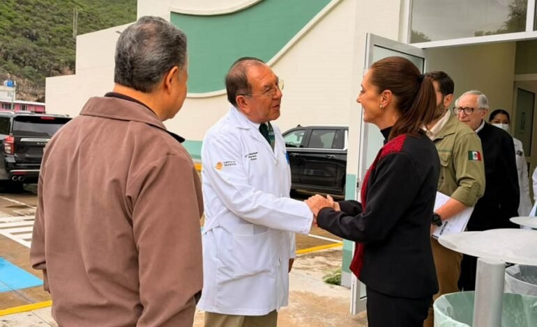 Menchaca Acompaño a Sheinbaum en el Inicio la Gira Nacional de Salud en Metztitlán
