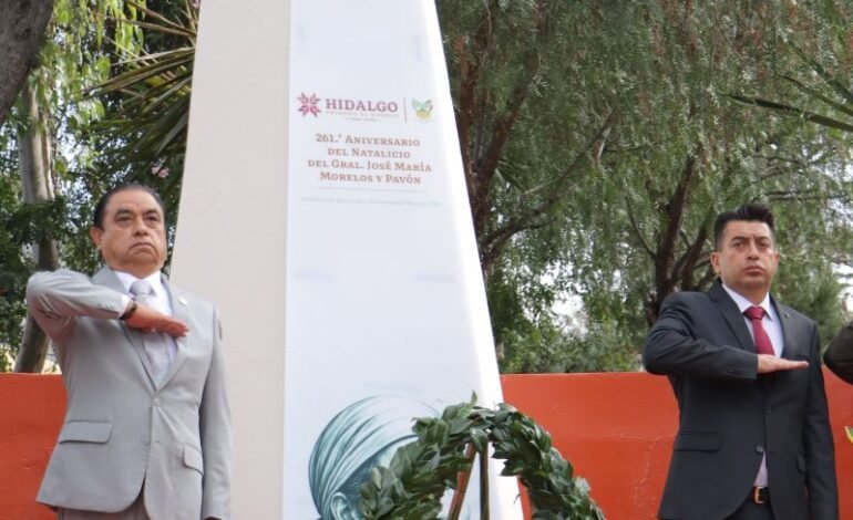261 Aniversario del Natalicio a José María Morelos y Pavón