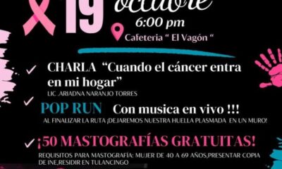 En Tulancingo prevención y 50 mastografías gratuitas